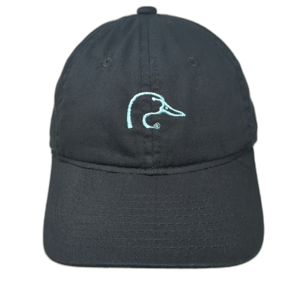 Ducks Unlimited Baseball Cap Black One Size Strapback Embroidered Outdoor Cap